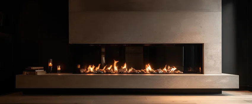 Gas Fireplace Ember Bed Design Services in La Mesa, California