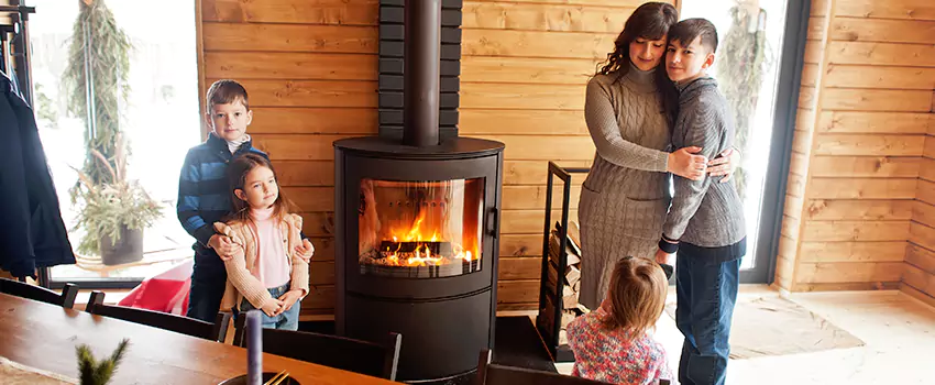 Morso Cast Iron Fireplace Insert Installation in La Mesa, California