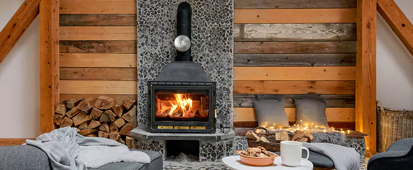 Thelin Hearth Products Direct Vent Gas Stove Fireplace Inspection in La Mesa, California